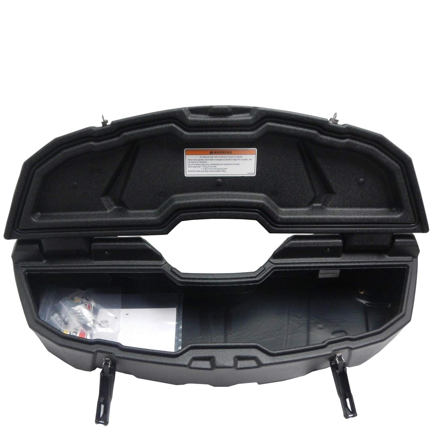 Can-Am New OEM ATV Black Cargo Storage Box - Fits Outlander & Maverick Models (Part# 715003879) - Perfect for Outdoor Adventures, Hunting & Off-Road Gear Storage
