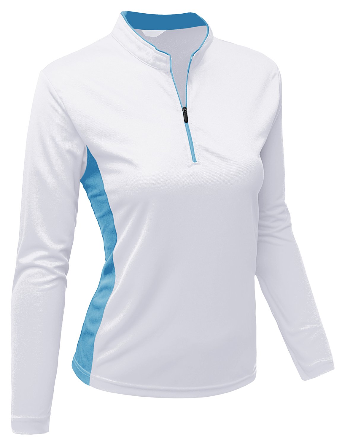 Coolon Women's 2-Tone Long Sleeve T-Shirts - Comfortable Casual & Workwear Top for Everyday Wear (Office, Outings, Travel)