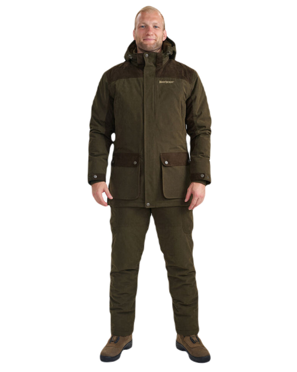 Deerhunter Eagle Winter Jacket - Waterproof Insulated Men's Hunting Coat for Cold Weather - Perfect for Outdoor Adventures, Hunting, and Winter Sports