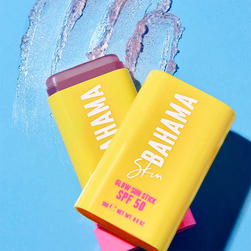 Bahama Skin Glow Sun Stick SPF 50 - Reef Safe Mineral Sunscreen for Face & Body | Water Resistant, Non-Greasy, Vegan Sun Protection | Perfect for Beach, Pool & Outdoor Activities