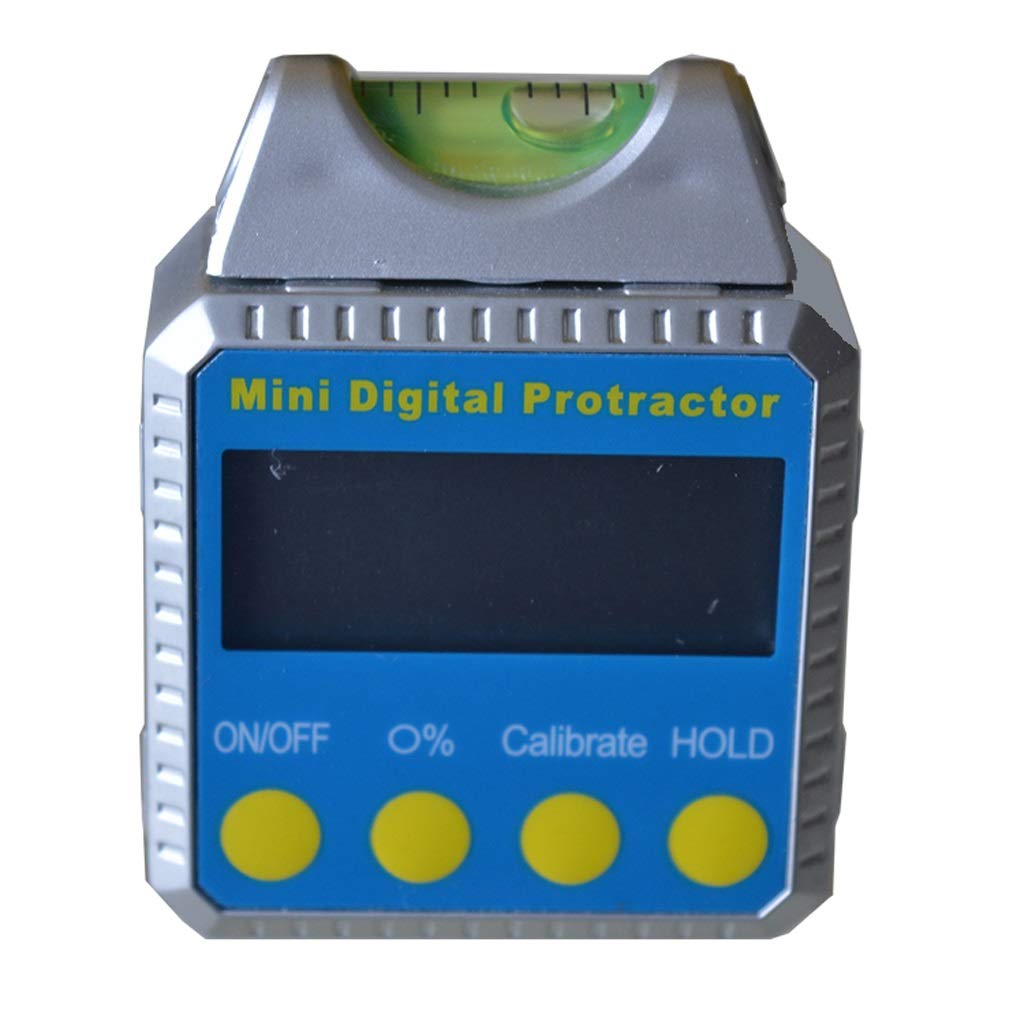 360 Degree Digital Angle Finder - OUSIKA Mini Digital Inclinometer with Bubble Level, Bezel Case & Angle Gauge for Woodworking, Construction, DIY Projects & Automotive Alignment