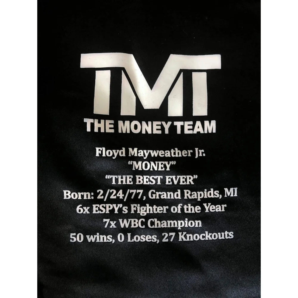 Floyd Mayweather Jr Signed Limited Edition Boxing Trunks #D 1/50 - Authentic Autograph with JSA COA & Career Stats - Perfect for Boxing Memorabilia Collectors and Sports Fans Display