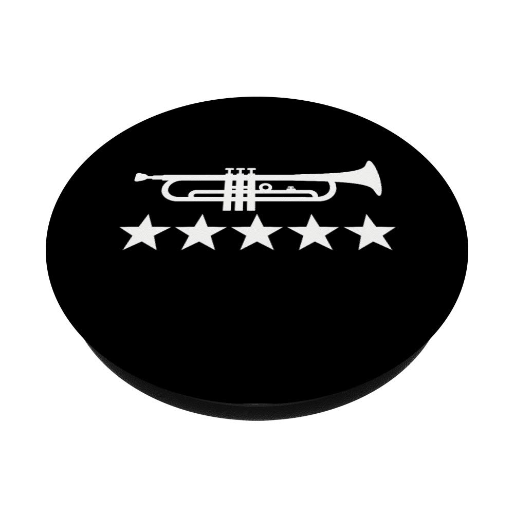 Trumpet Stars PopSockets Phone Grip & Stand - Expandable Phone Holder for iPhone, Samsung, Tablets - Perfect for Gaming, Selfies, and Hands-Free Viewing