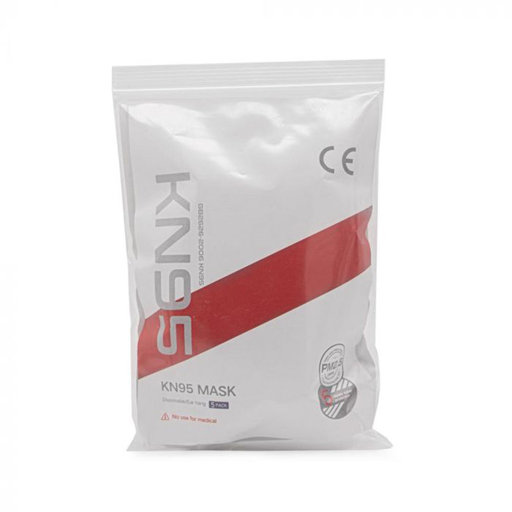 KN95 Disposable Face Masks 5-Pack - Breathable Protective Masks for Daily Use, Work & Travel | FDA Approved Dust & Pollen Protection