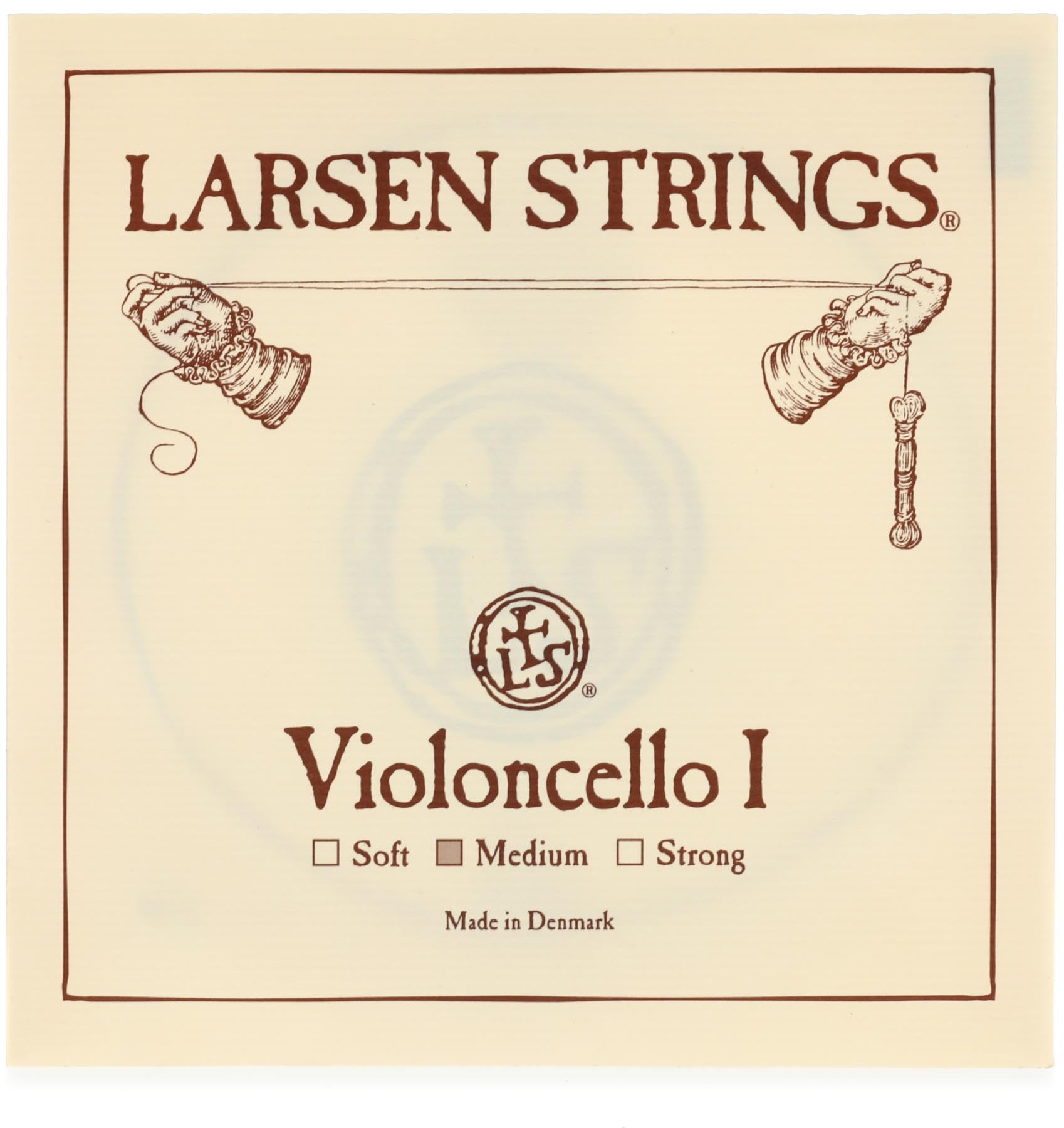 Premium LS Larsen Cello Strings LC-AMED - Medium Tension for Professional Cellists | Ideal for Concert Performances & Studio Recordings
