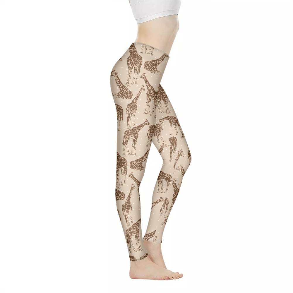 POLERO Women's High Waist Fish Scale Leggings - Tummy Control Mermaid Yoga Pants with Stretchy Paisley Design for Workout, Running & Lounge Wear