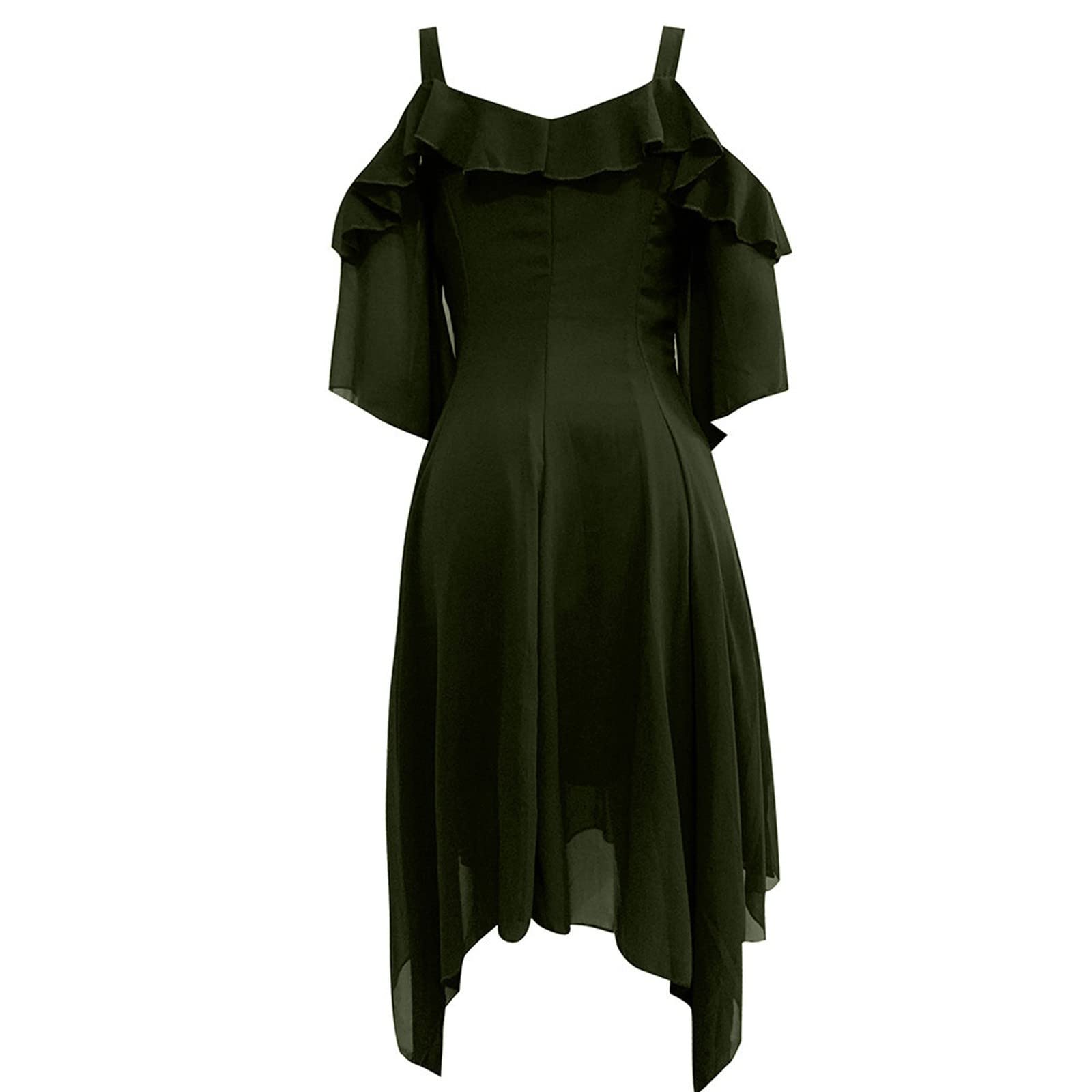 Elegant Women's Renaissance Dress - Gothic Medieval Off Shoulder Lace Costume for Halloween, Cosplay & Renaissance Faire | Perfect for Historical Reenactments, Themed Parties & Fantasy Events