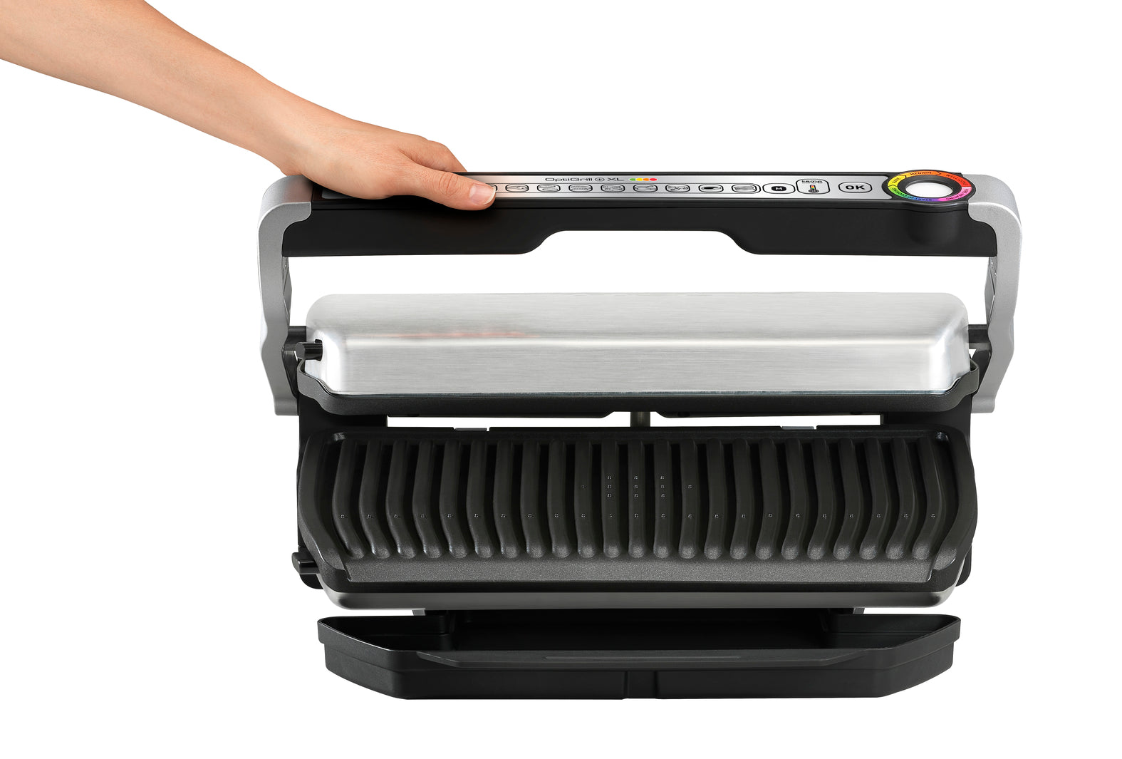 Tefal OptiGrill+ XL Smart Electric Indoor Grill GC722 - Perfect for Home Cooking, BBQ, and Healthy Meals