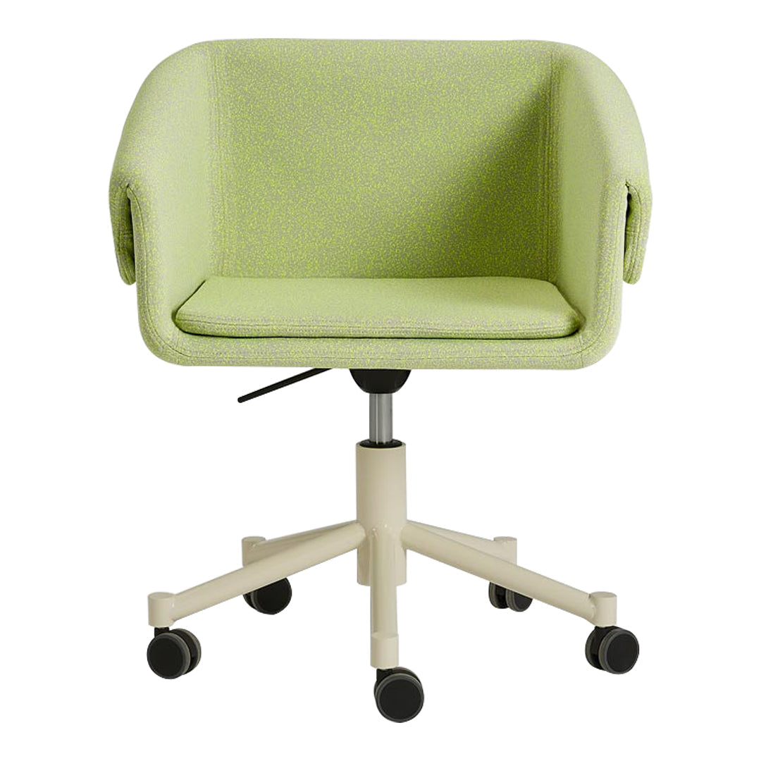 Adjustable Height Star Base Collar Chair - Ergonomic Support for Office, Gaming & Home Use