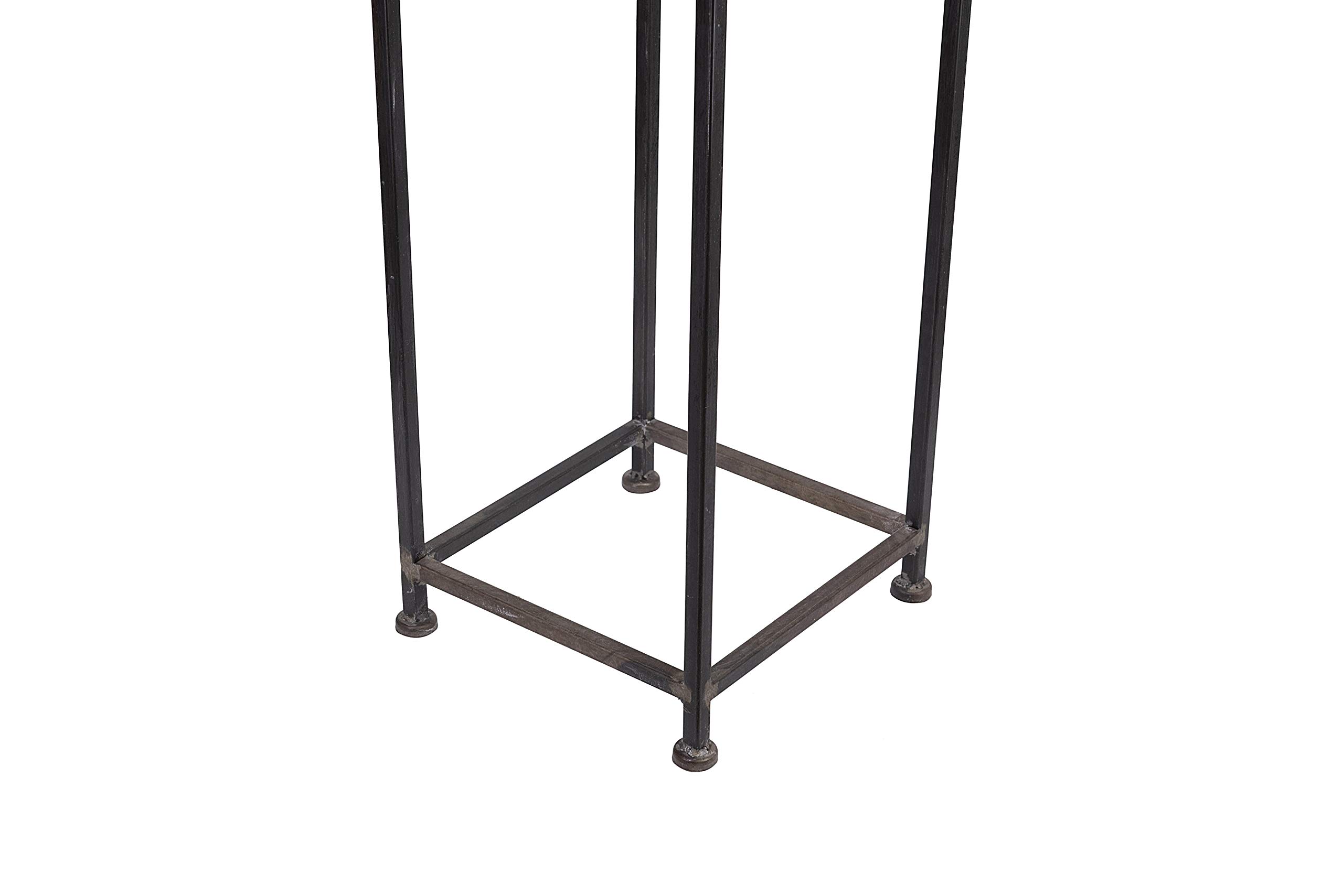 Creative Co-Op Metal Firewood Holder - Rust-Resistant Indoor/Outdoor Log Rack for Fireplace, Camping & Patio Storage - Perfect for Home, Cabin & Backyard Use