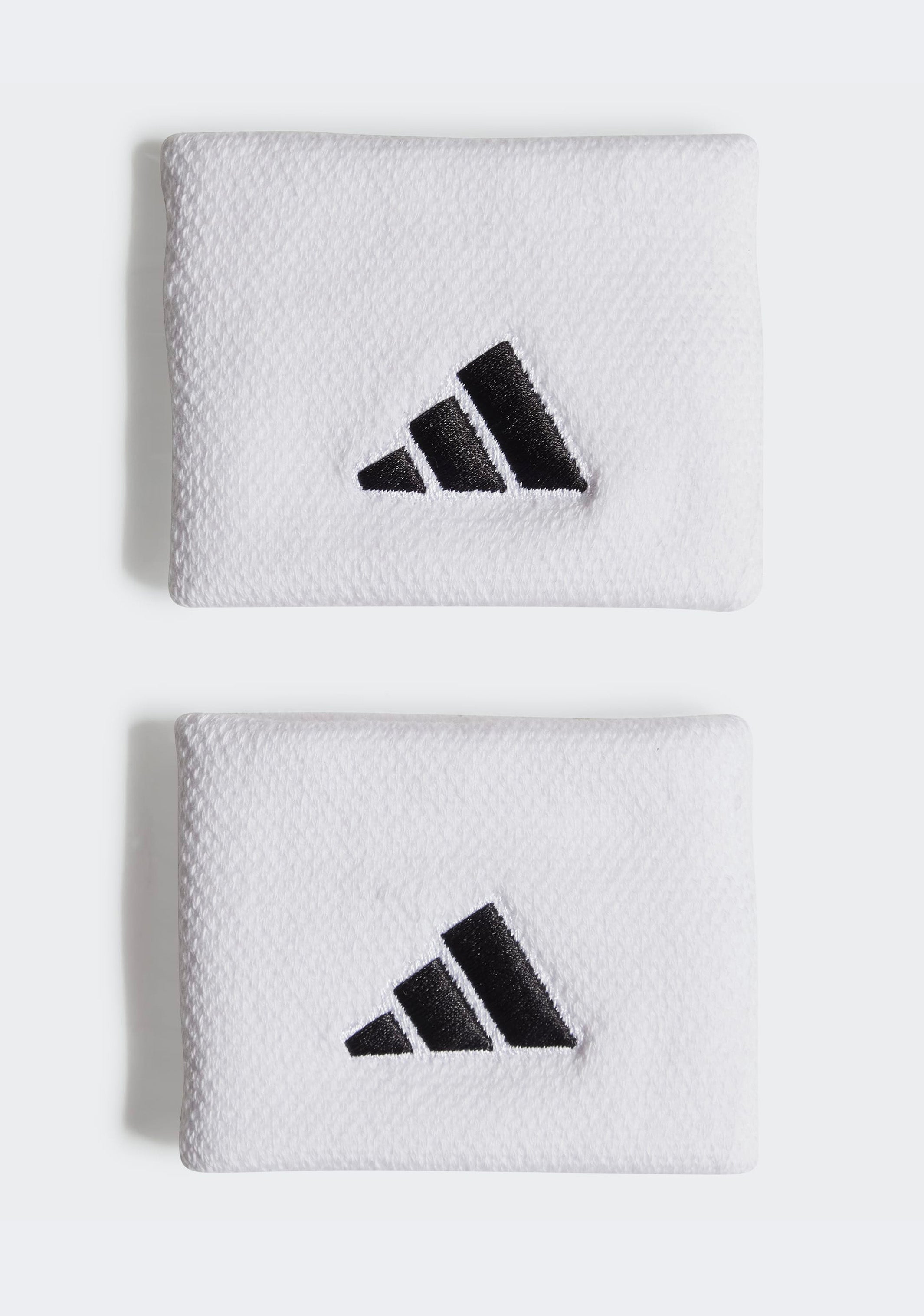 Adidas Tennis Wristbands - White OSFM (One Size Fits Most) Sweat Absorbent Wrist Bands for Men & Women - Perfect for Tennis, Basketball, Gym & Workout