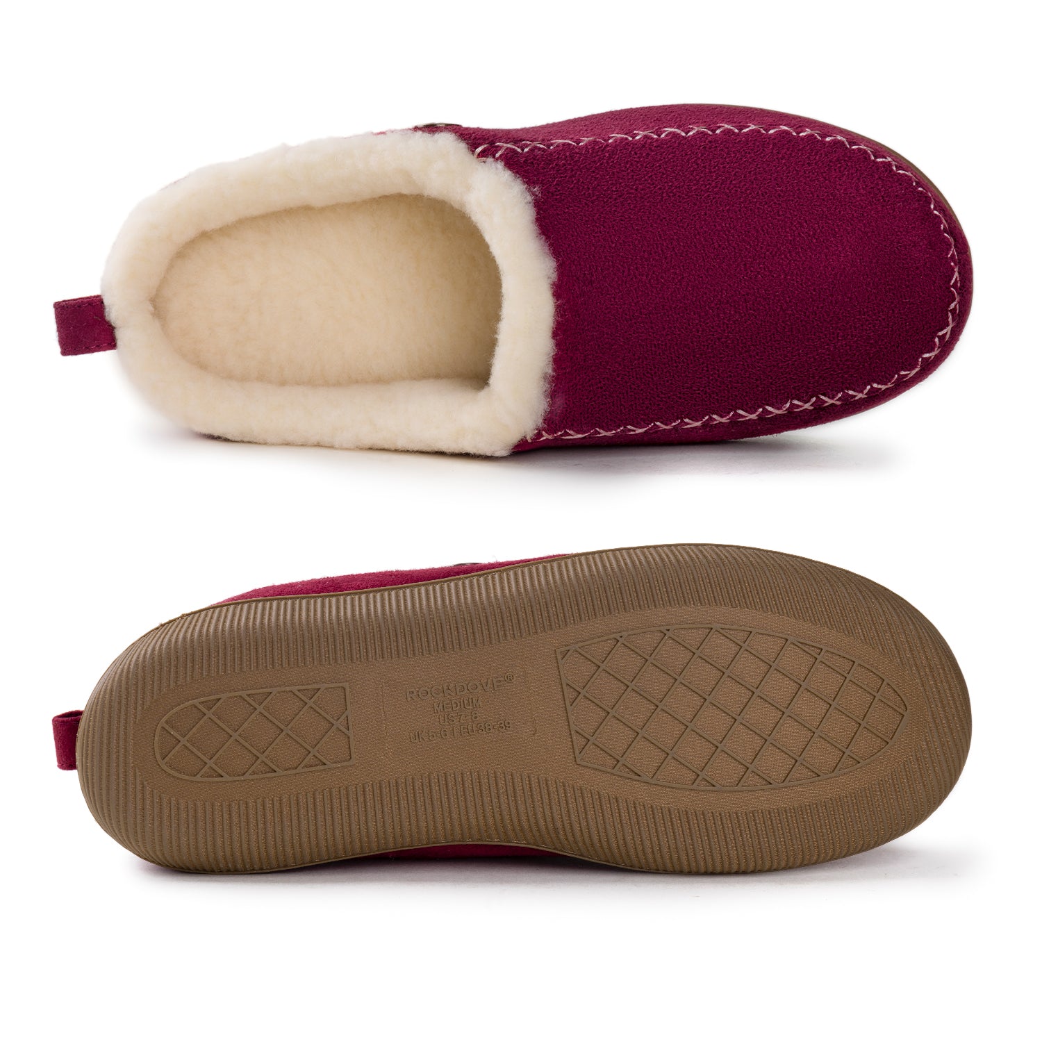 RockDove Women's Dakota Faux Shearling Lined Slip On Clogs - Cozy House Shoes for Winter, Indoor & Outdoor Comfort, Perfect for Home, Office, and Travel
