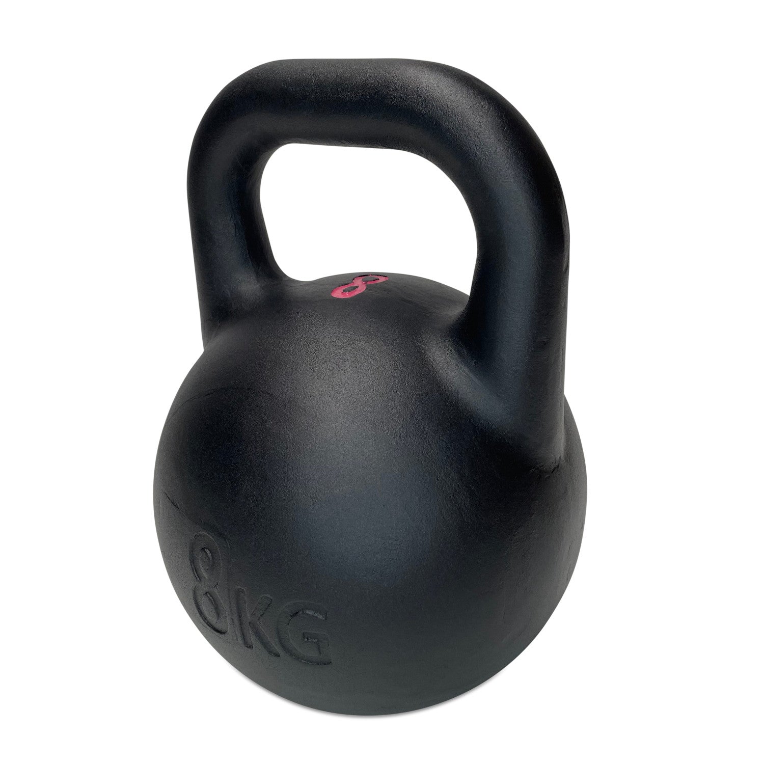 Premium 8KG Competition Kettlebell - Professional Black Cast Iron Weight for CrossFit, Strength Training & Home Gym Workouts