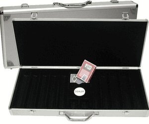 Premium 500-Piece Royal Flush Yin Yang Poker Chip Set - 13.5g Clay Casino Chips with Aluminum Case, Dealer Buttons, Playing Cards & Dice | Perfect for Home Games, Casino Nights & Poker Tournaments