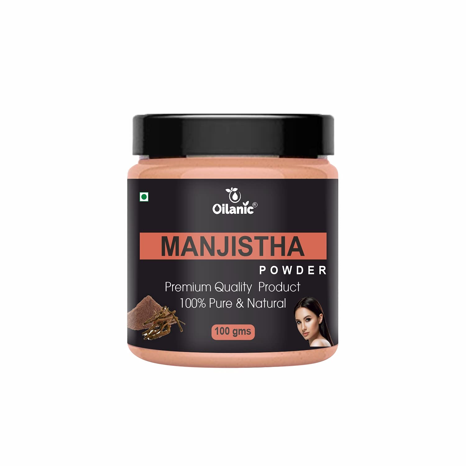 Oilanic 100% Pure Natural Manjistha Powder for Skin & Hair Care - 2 Pack (200g Each) | Organic Ayurvedic Herbal Supplement for Glowing Skin & Healthy Hair Growth | Perfect for DIY Face Masks, Hair Treatments & Holistic Beauty Routines