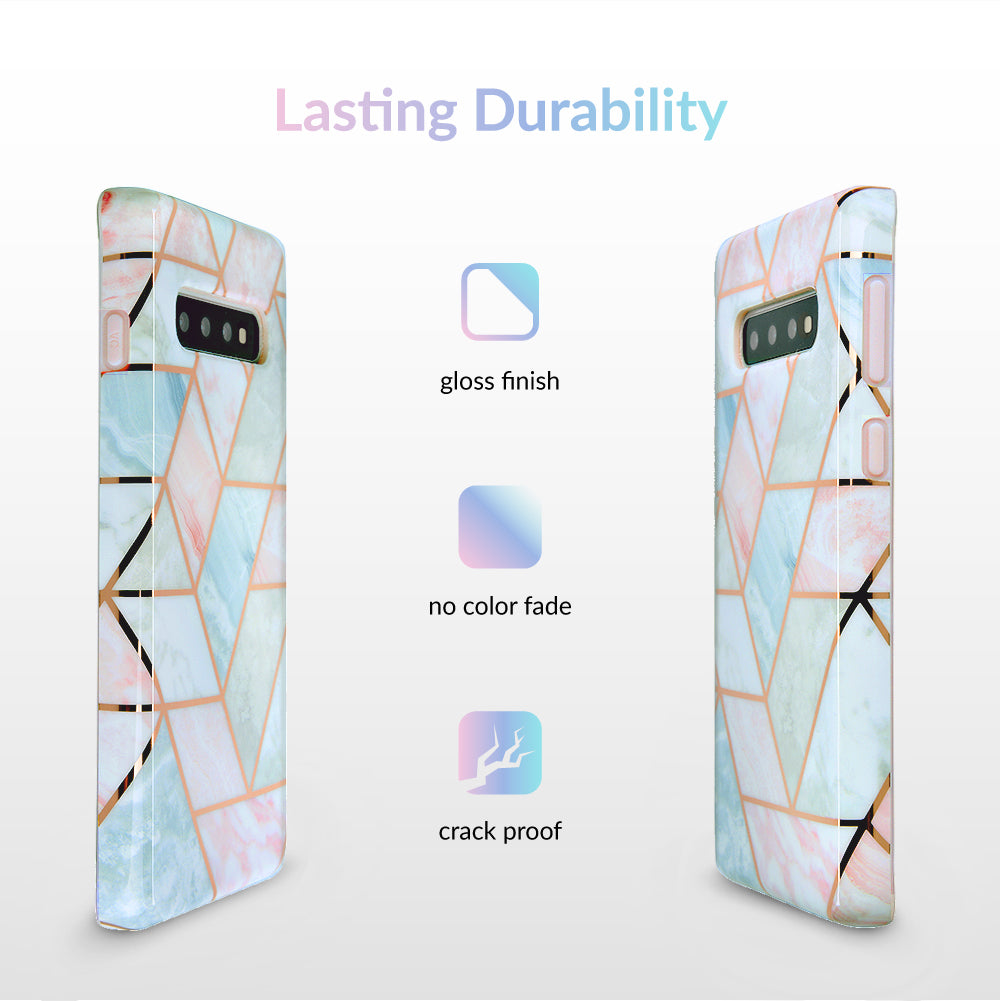 Geometric Marble Samsung Phone Case - Stylish Protective Cover for Samsung Galaxy S21/S20/Note 20 - Perfect for Everyday Use, Work & Travel