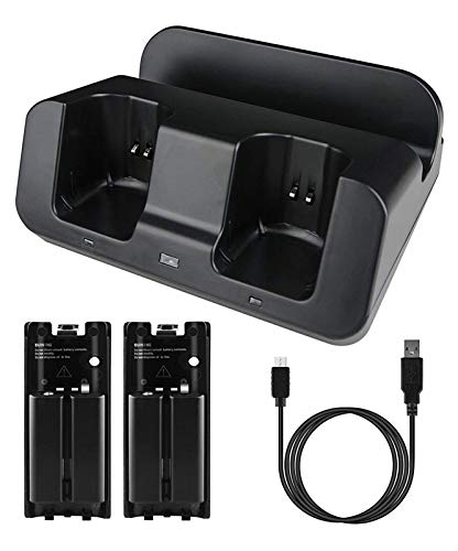 3-in-1 Charging Dock Station for Wii U Gamepad - Fast Charging Stand with LED Indicator | Perfect for Gaming Setup & Home Entertainment System