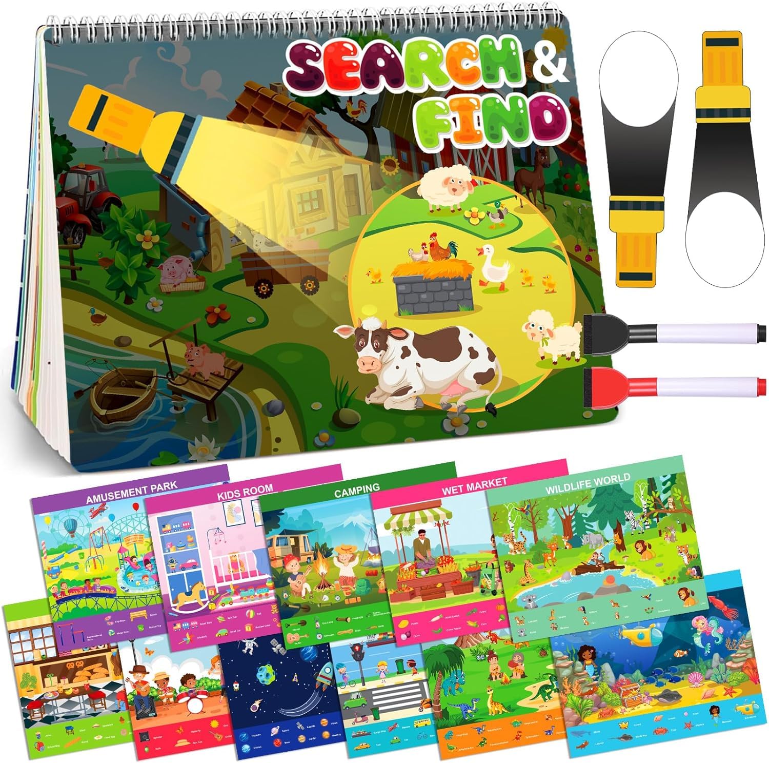 Best Learning & Educational Toys for Kids - STEM, Math & Reading Games - Perfect for Classroom, Homeschool & Playtime