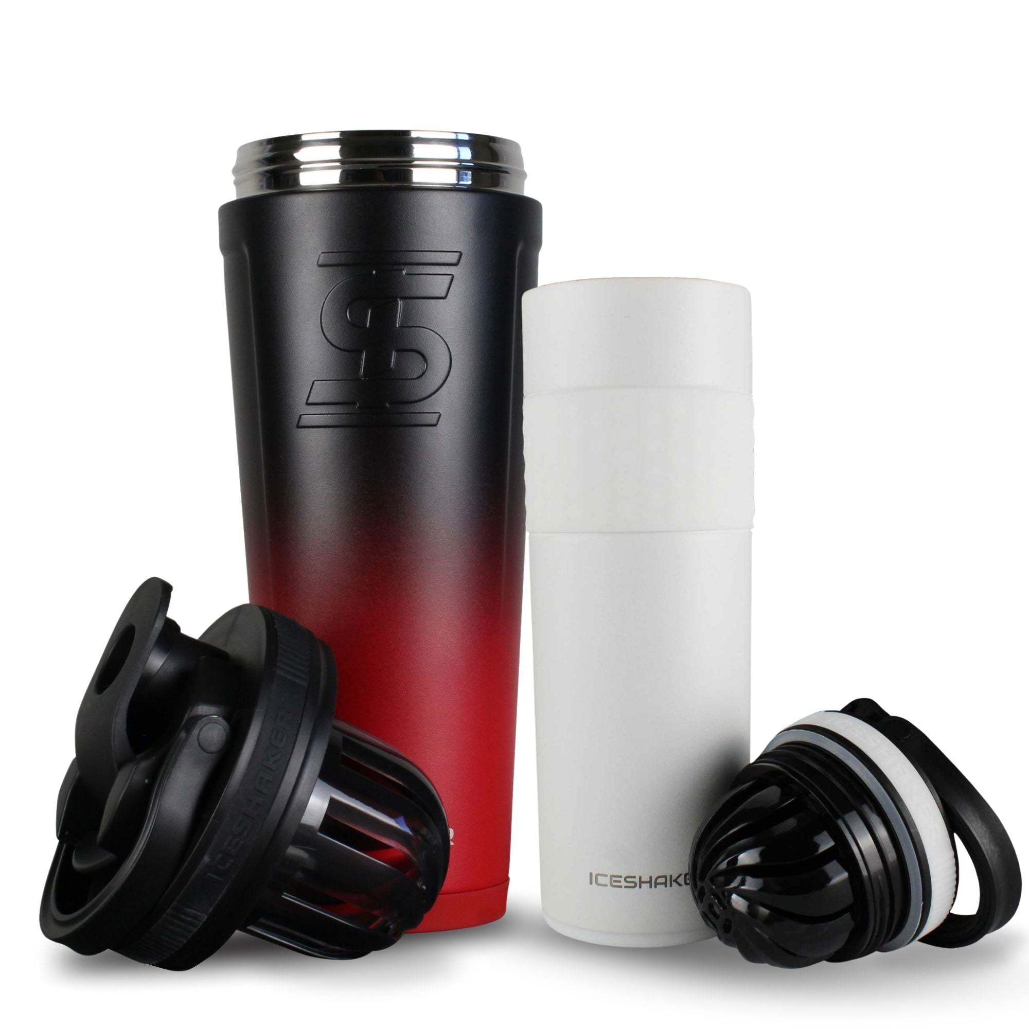 Premium His & Her Protein Shaker Bottle Set - 20oz Leak-Proof Mixing Cups for Gym, Workouts & Post-Training Recovery - BPA-Free Fitness Accessories for Couples