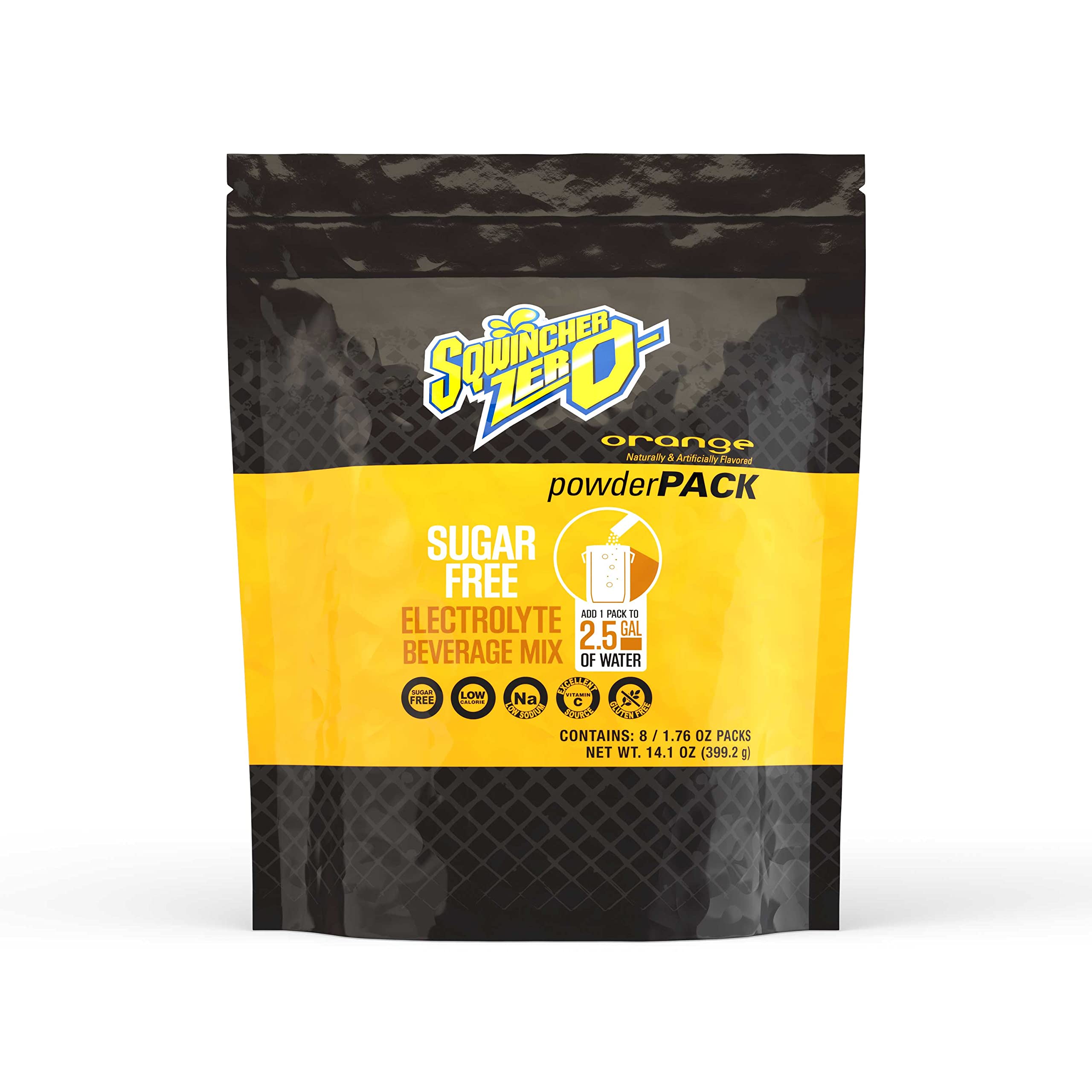 Sqwincher Zero Sugar Free Electrolyte Powder Packets - Assorted Flavors, 1.76 oz (Pack of 32) | Hydration for Athletes, Workouts & Outdoor Activities