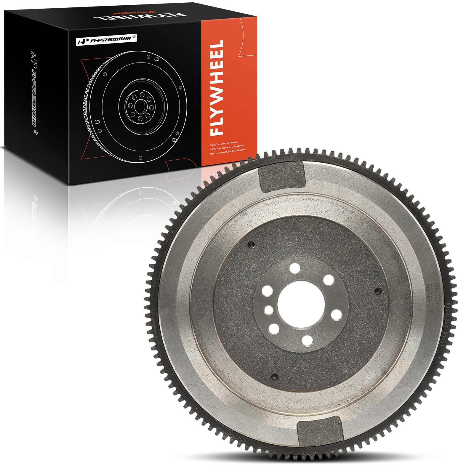 Premium Clutch Flywheel for Fiat 500 2012-2017 1.4L Manual Transmission - 6 Bolt Holes, 116 Teeth - Replacement Part #5106121AA - Perfect for Smooth Gear Shifting & Performance Driving