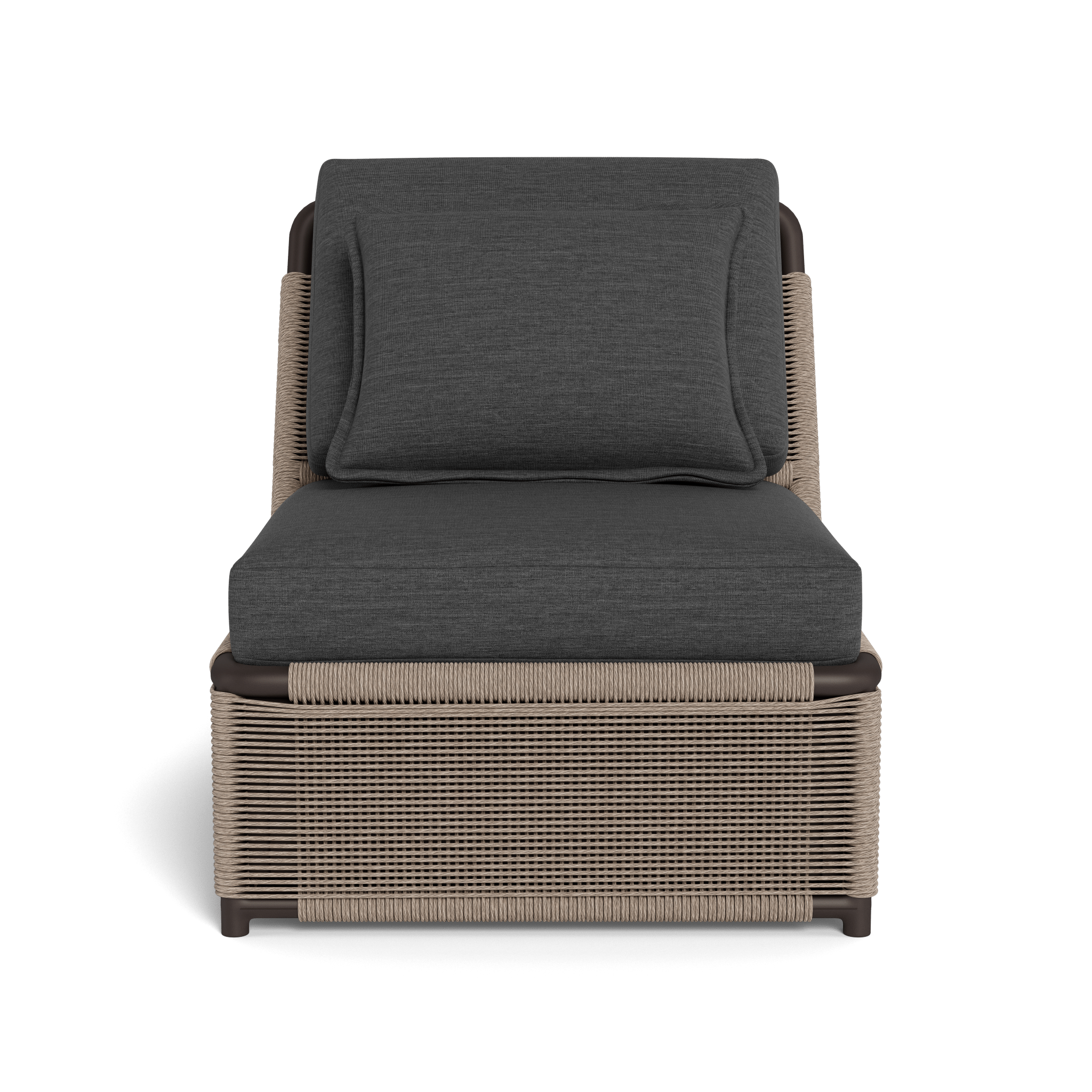 Comfortable Formentera Easy Chair - Modern Lounge Chair for Living Room, Bedroom, or Patio - Soft Fabric Upholstery with Sturdy Wooden Legs - Perfect for Relaxing, Reading, or Napping