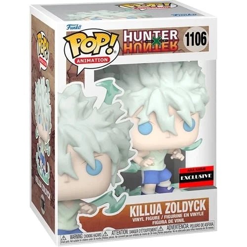 Hunter X Killua Zoldyck AAA Anime Exclusive Funko Pop! Vinyl Figure #1106 - Perfect for Anime Collectors, Gift for Hunter X Hunter Fans, Home & Office Display