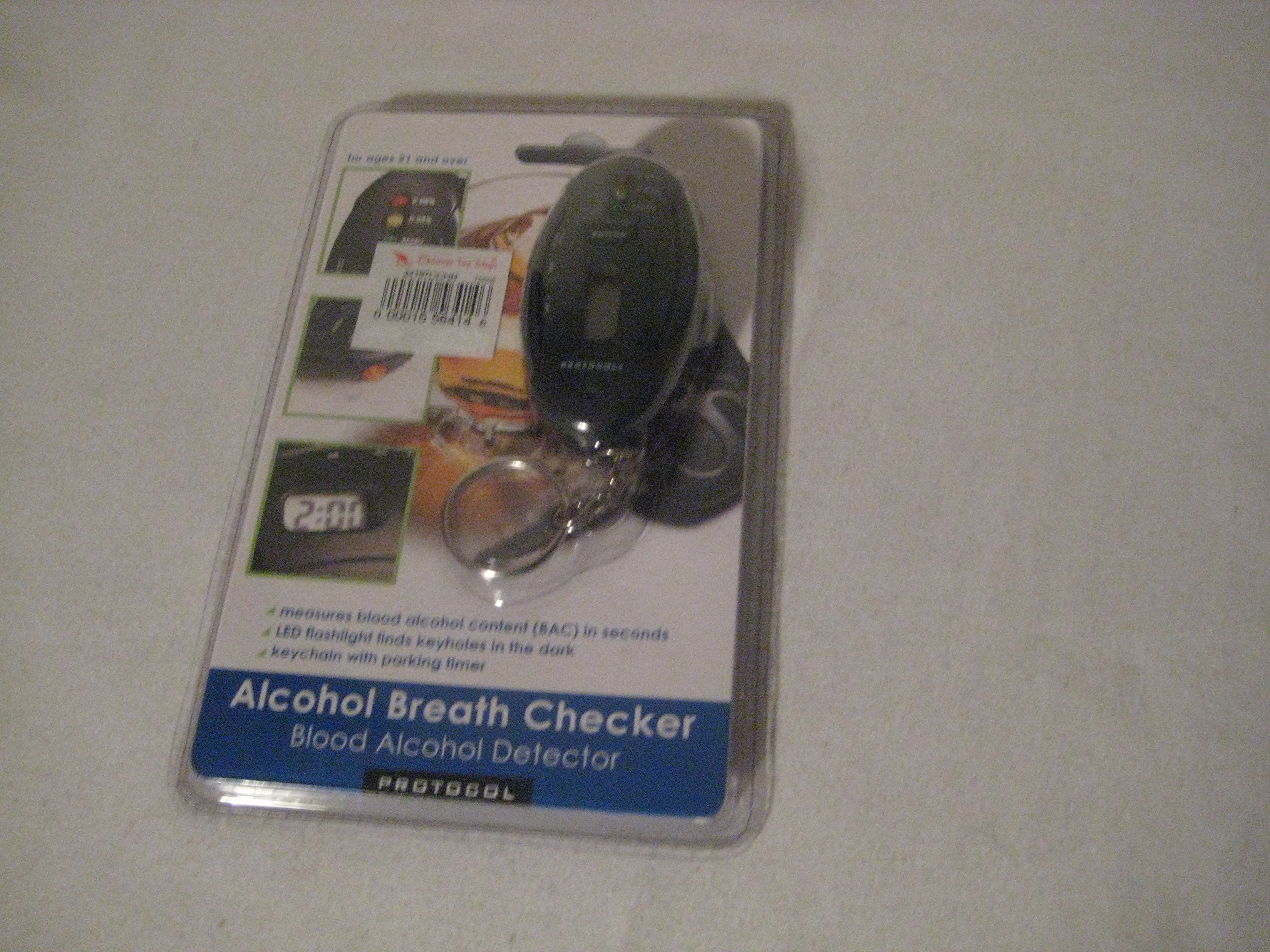 Portable Mini Keychain Breathalyzer - Accurate Personal Alcohol Tester for Car, Party & Travel - Compact BAC Detector for Drivers, Nightlife & Safety Use