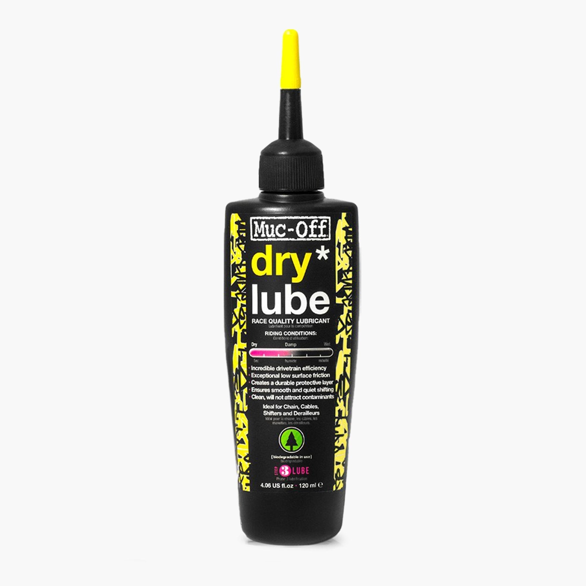 Muc Off Bike Chain Lube - Dry Weather Bicycle Lubricant for Smooth & Quiet Riding - Ideal for Road, Mountain & Commuter Bikes
