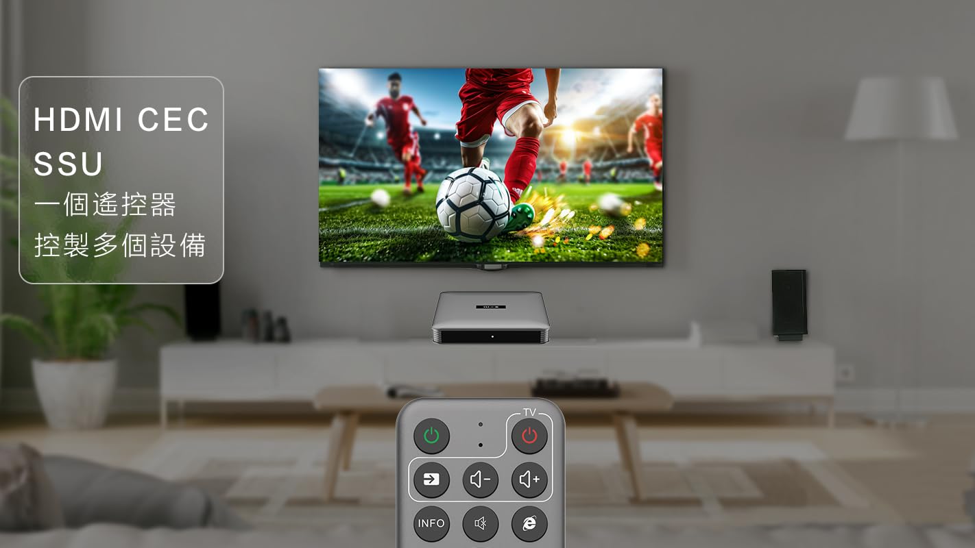 2025 SVI Android TV Box - 4K Ultra HD Streaming Media Player with Google Assistant, WiFi & Bluetooth - Perfect for Netflix, Hulu, YouTube & Smart Home Entertainment