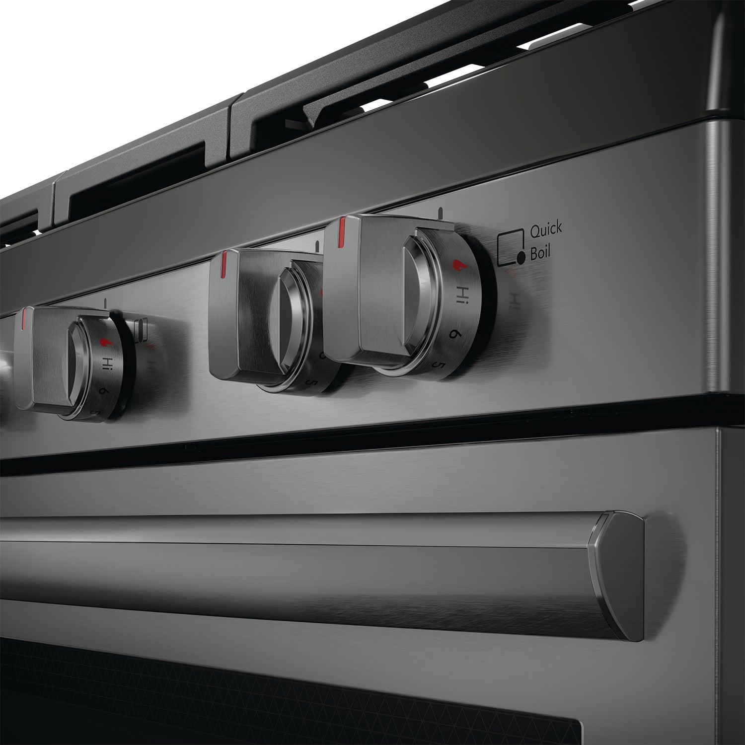 Frigidaire Gallery GCRG3060BD 30-Inch Smudge Proof Black Stainless Steel Gas Range - 5.1 Cu. Ft Capacity, Rear Control for Modern Kitchens - Perfect for Home Cooking, Baking & Family Meals