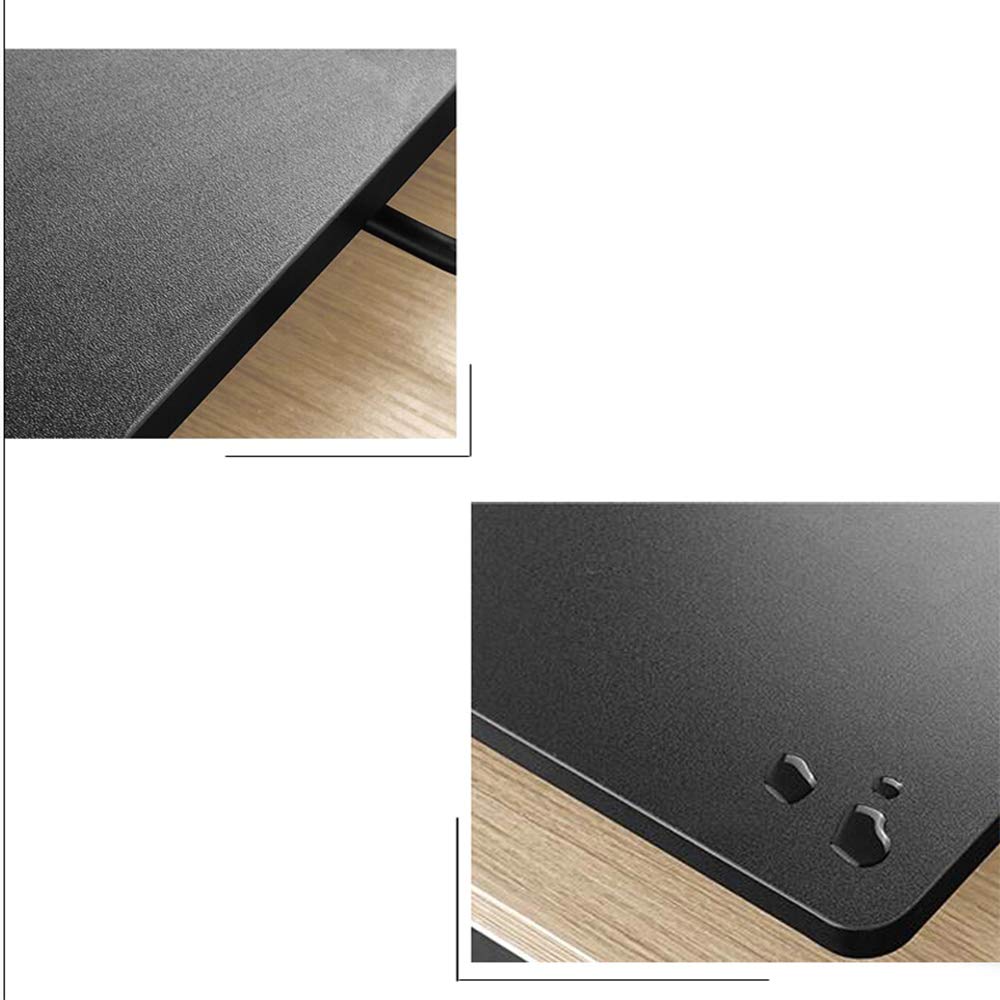 Adjustable Height Liftable Computer Desk - Foldable Standing Desk for Laptop & Notebook - Portable Mobile Workstation for Office & Home Study (White/Black, 60x34cm) - Perfect for Ergonomic Sitting & Standing Work Setup