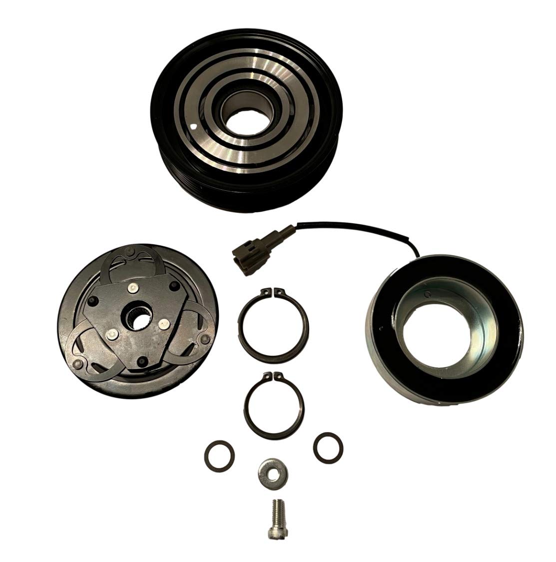 CoolTech AC Compressor Clutch Kit Pulley Coil for 2006-2015 Mazda MX-5 Miata 2.0L – Replacement Part for Smooth AC Performance in Summer Driving