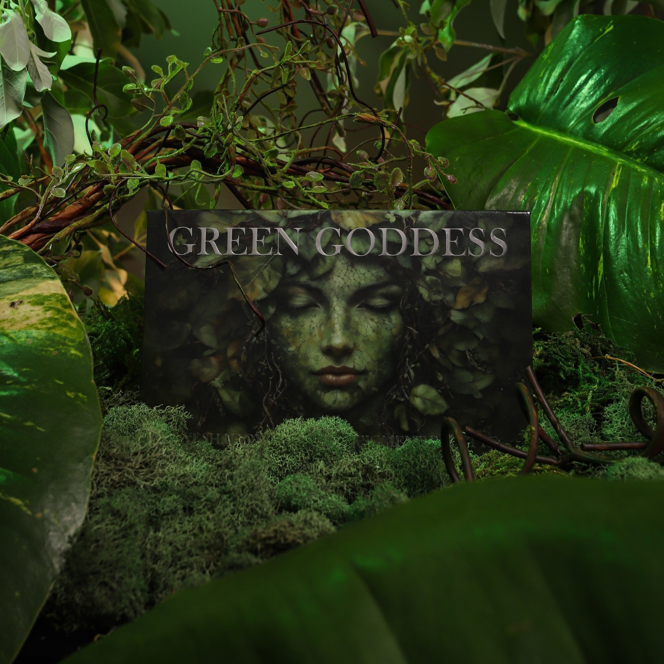 Green Goddess Eyeshadow Palette - Vegan, Cruelty-Free Makeup Palette with 12 Highly Pigmented Shades for Day & Night Looks | Perfect for Parties, Weddings & Everyday Glam
