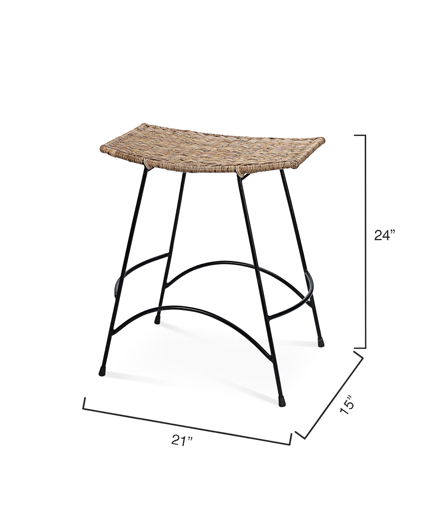 Wing Stool Counter Height Bar Stool - Modern Kitchen Island & Breakfast Nook Seating for Home & Restaurant Use