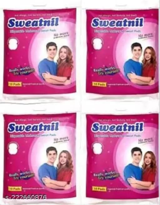 Disposable Sweat Pads for Men & Women - 40 Pack Ultra Absorbent Underarm Pads | Odor & Sweat Protection for Gym, Work & Daily Activities