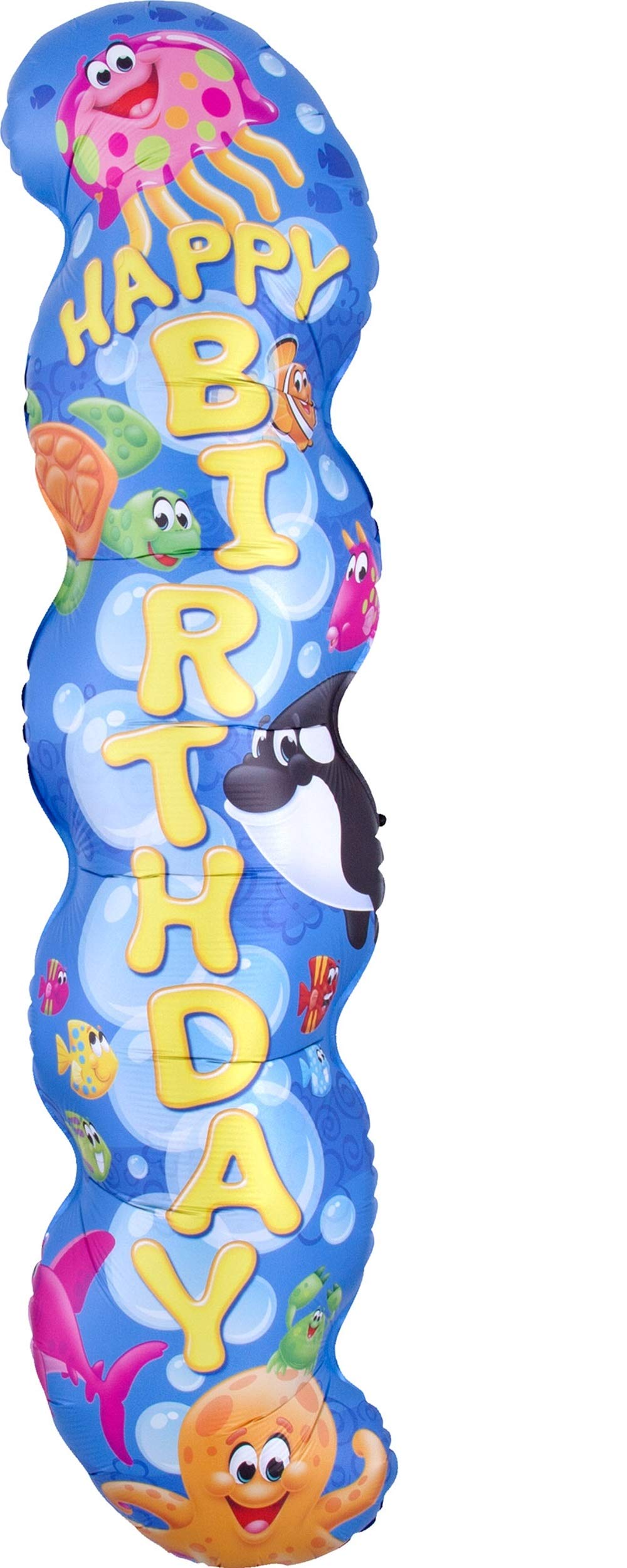 Sea Buddies 2nd Birthday Party Supplies - Underwater Ocean Animals Theme Balloon Bouquet Decorations for Kids Birthday, Baby Shower & Under the Sea Party Decor