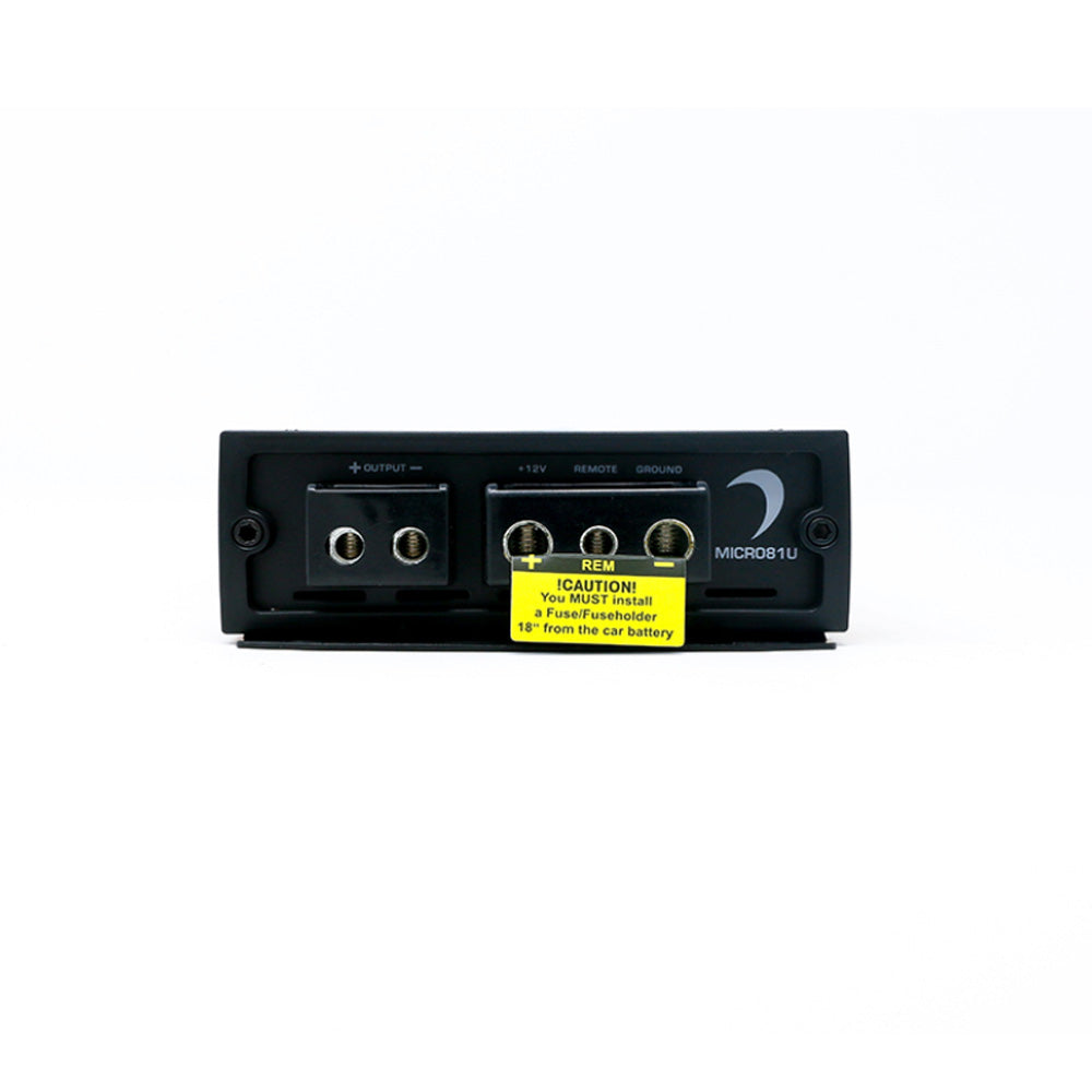 Diamond Audio MICRO81U 500W RMS Full Range Class D Monoblock Digital Car Amplifier - High Power Bass Boost for Car Audio Systems, Home Theater, and Marine Stereo Installations