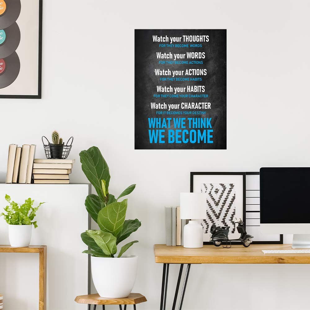 IT'S A SKIN Motivational Poster - Inspirational Wall Art for Home, Bedroom & Kitchen Decor