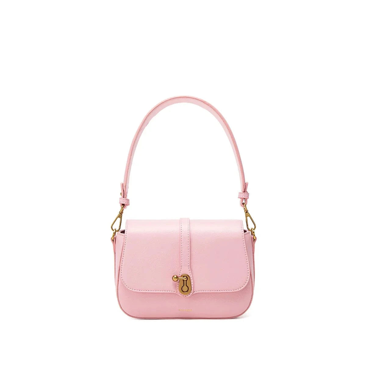 Athena Vegan Leather Saddle Bag for Women - Light Pink Crossbody Purse | Fashionable & Cruelty-Free Handbag for Daily Use, Work & Date Night
