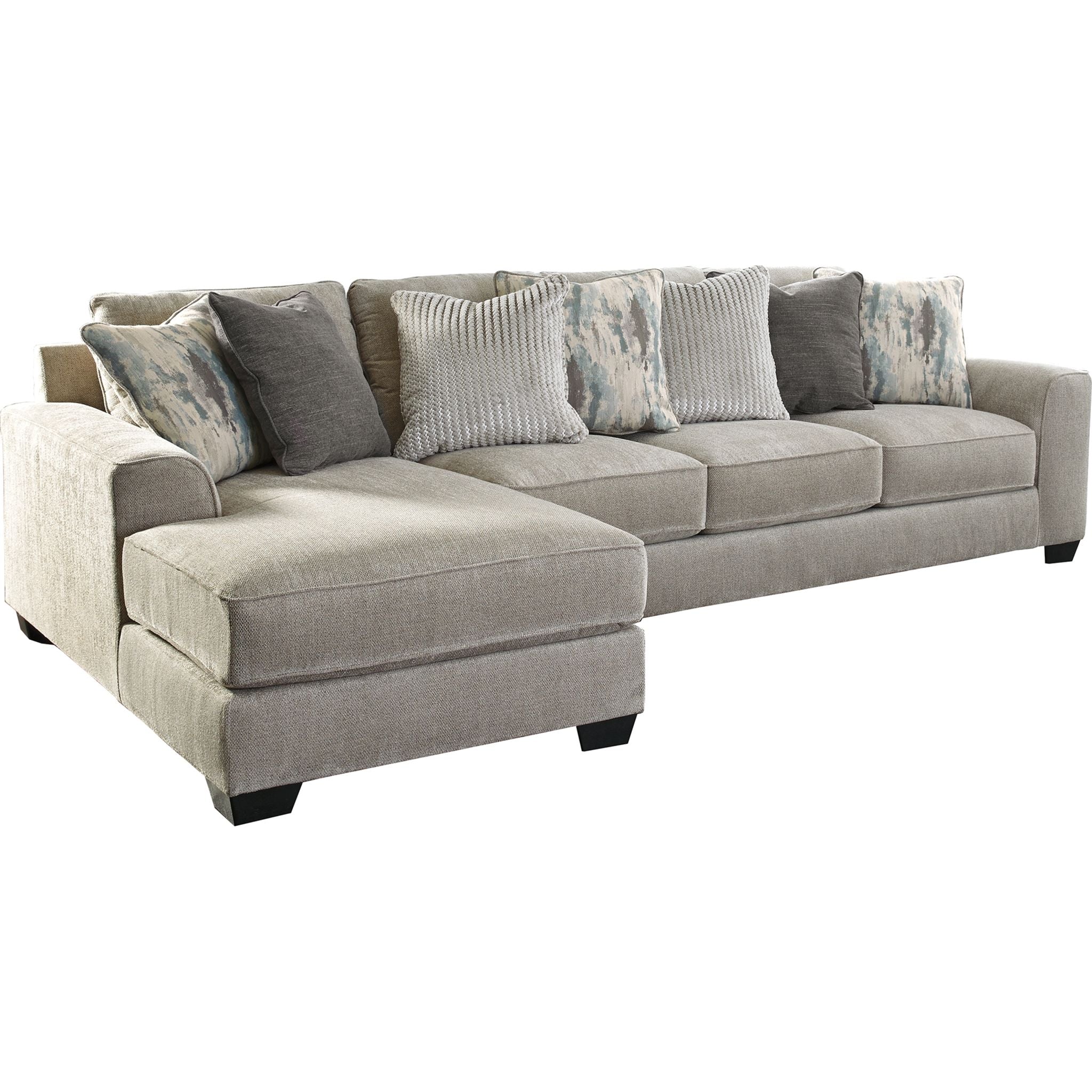 Ardsley 2-Piece Sectional Sofa with Chaise Lounge - Modern L-Shaped Living Room Furniture for Small Spaces & Apartments