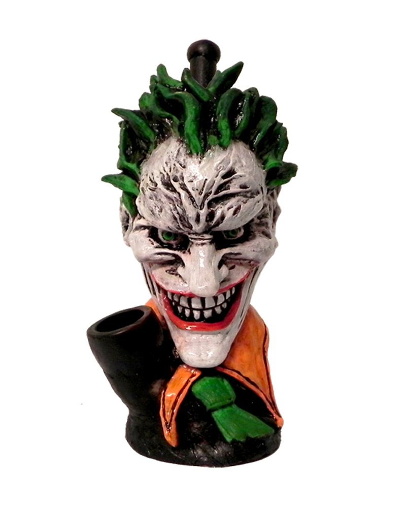 Handmade Tobacco Pipe - Premium Wood Smoking Pipe with Unique Ledger Joker Design - Perfect for Collectors & Relaxation Moments