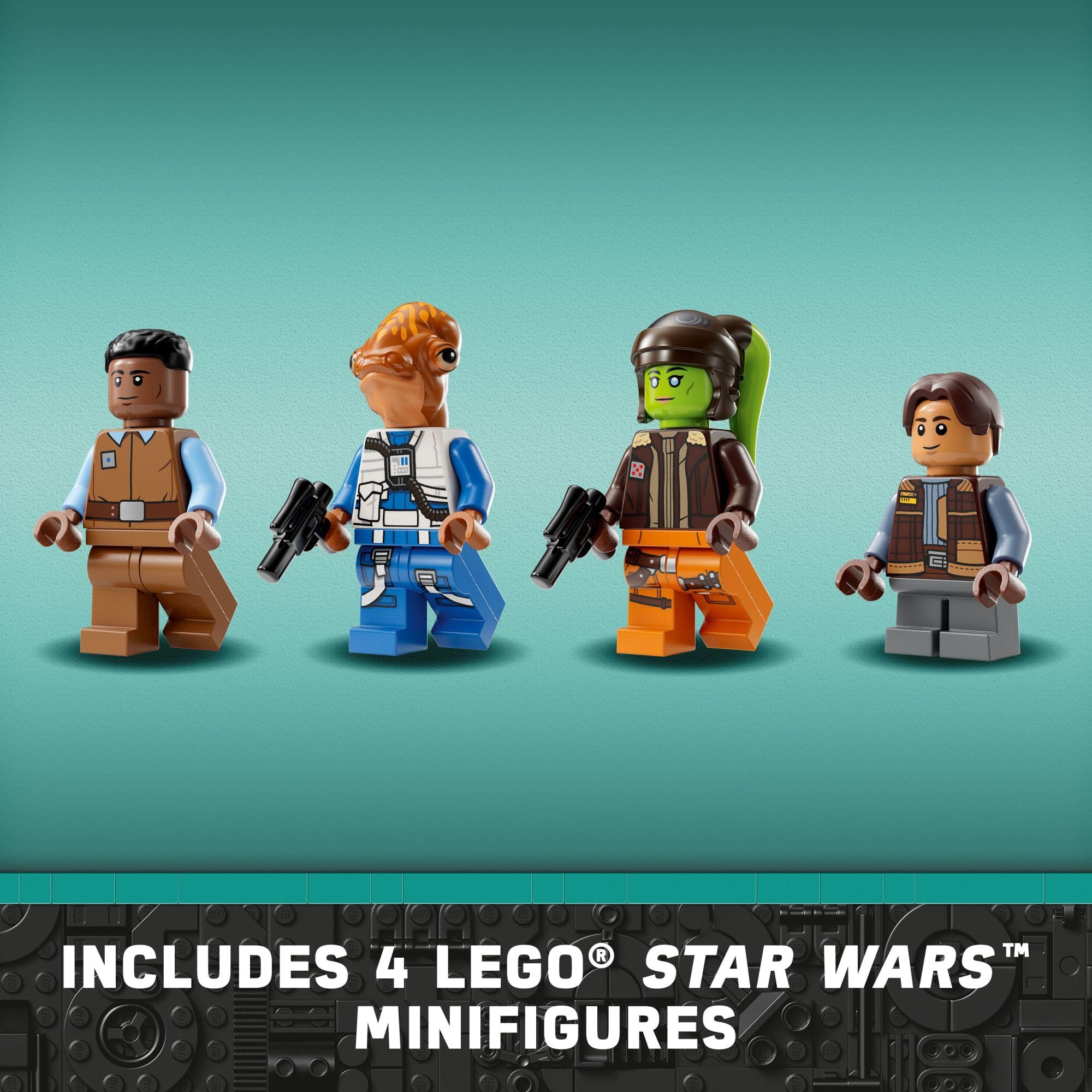 LEGO Star Wars Ahsoka Ghost and Phantom II Spaceship Building Set (75357) - 5 Minifigures - Star Wars Toys for Kids Ages 10+ - Perfect Birthday Gift & Collectible for Boys & Girls - Build & Play Spaceship Adventure for Star Wars Fans