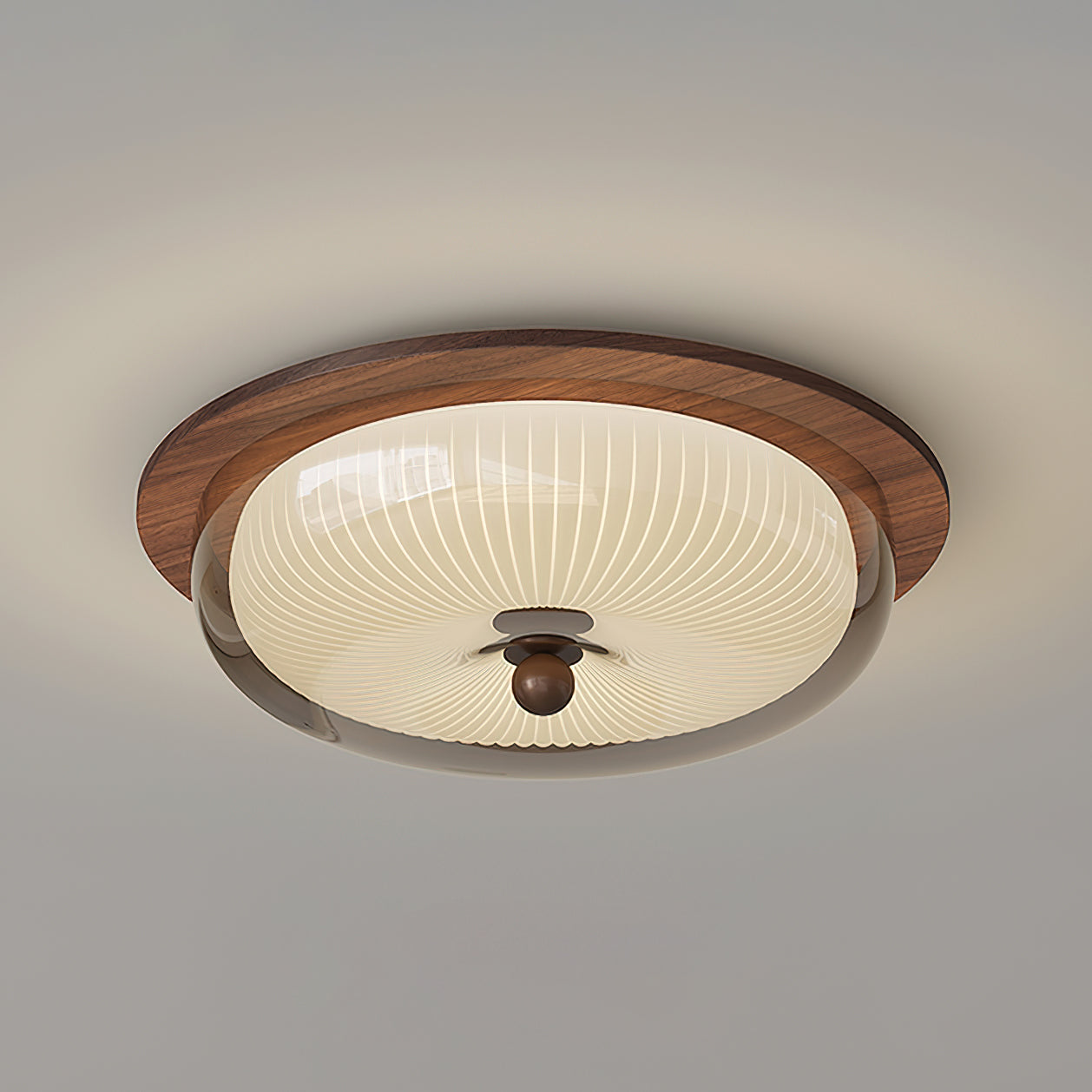 Modern Rivao LED Ceiling Light Fixture - Dimmable Flush Mount Lighting for Bedroom, Living Room, Kitchen - Energy Saving Indoor Home Decor Lighting Solution