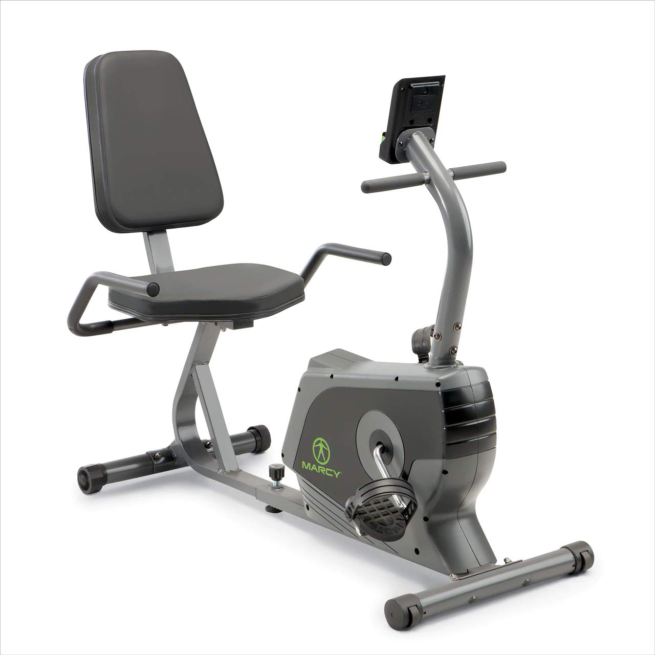 Marcy NS-1206R Magnetic Recumbent Exercise Bike with Digital Monitor & Adjustable Seat - Home Gym Equipment for Low-Impact Cardio Workouts, Physical Therapy & Senior Fitness