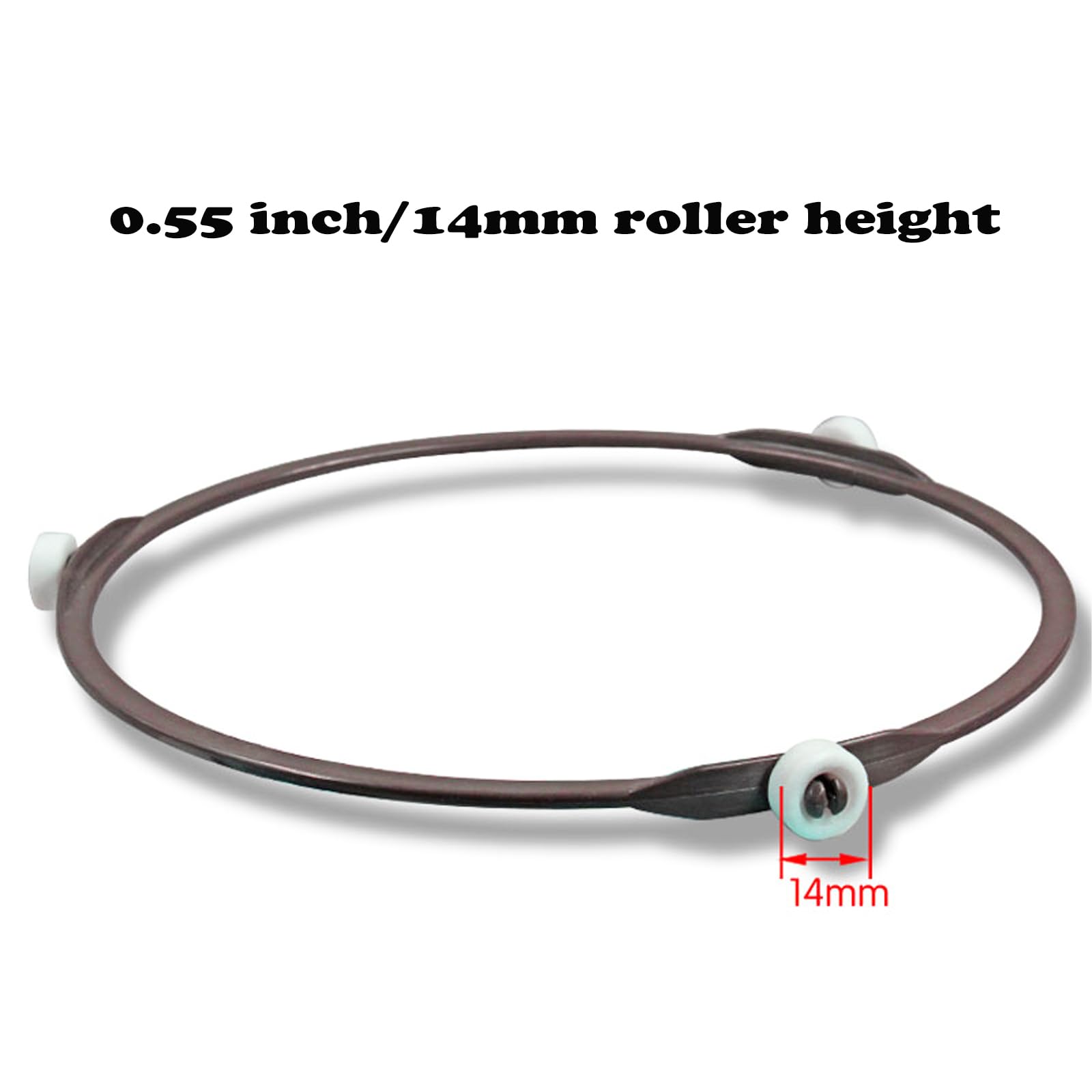 7 Inch Microwave Turntable Ring Replacement - 14mm Roller Height Glass Plate Support Holder for Microwave Oven | Compatible with Most Brands | Perfect for Heating, Defrosting & Reheating Food