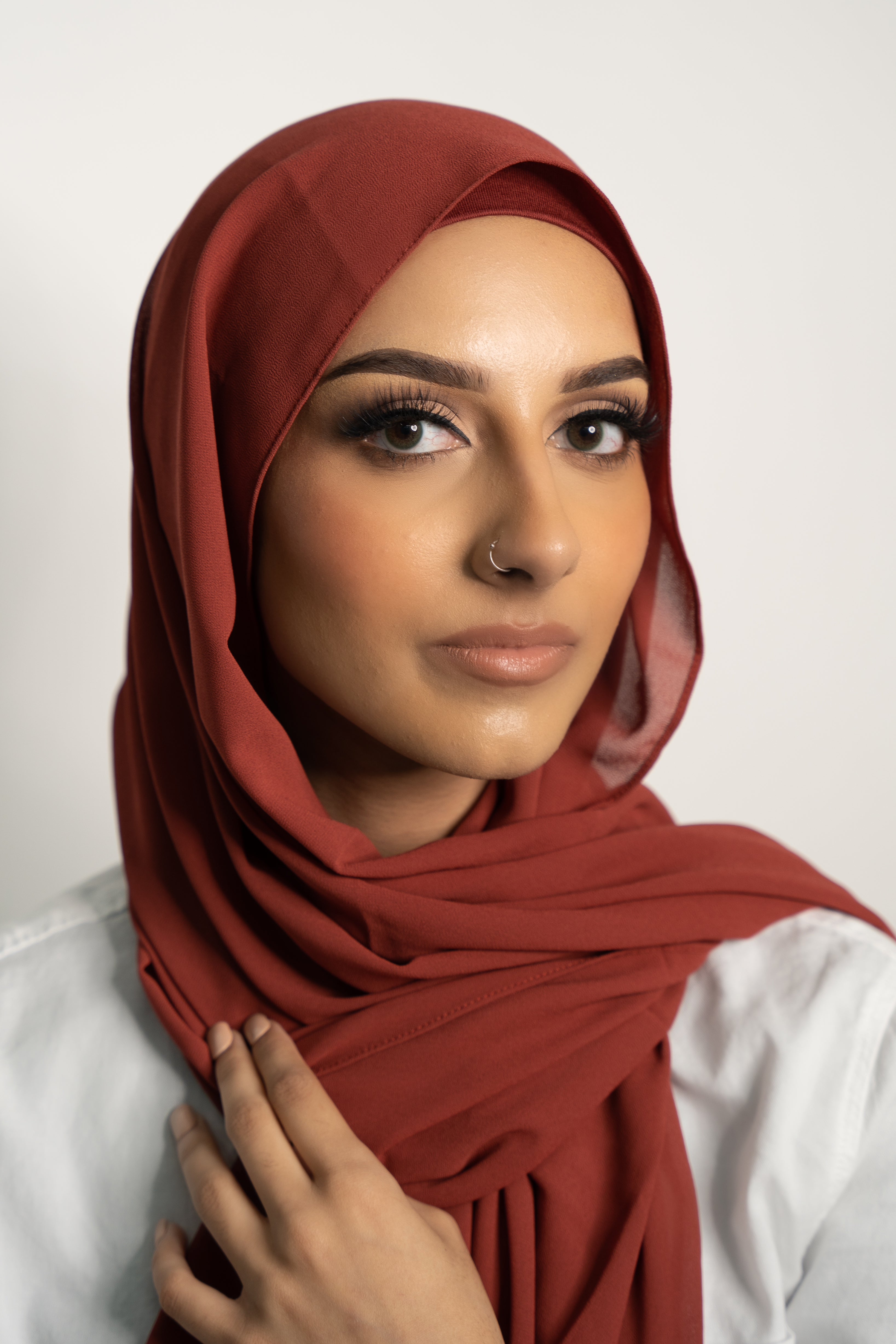 Elegant Chiffon Hijab Set SAHAR - Soft & Lightweight Scarf for Women - Perfect for Daily Wear, Prayer, and Special Occasions