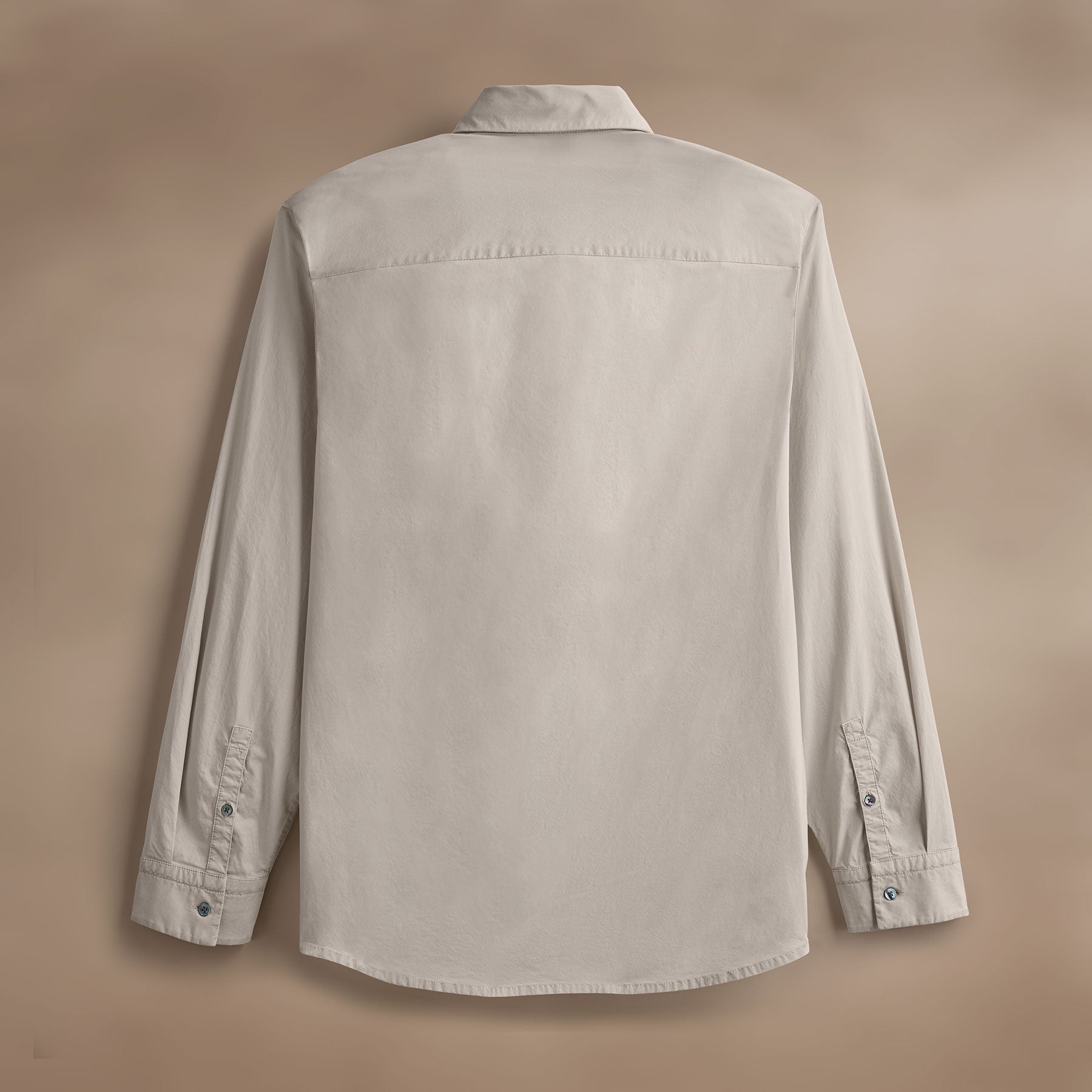 Stretch Poplin Shirt for Men - Comfortable & Breathable Casual Button Down Shirt in Salt Color | Perfect for Office, Date Night & Summer Outfits