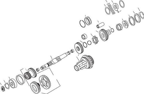 Andrews First Gear Close-Ratio Gear Set 201145 - High Performance Motorcycle Transmission Upgrade for Harley-Davidson - Perfect for Racing, Touring & Custom Bike Builds