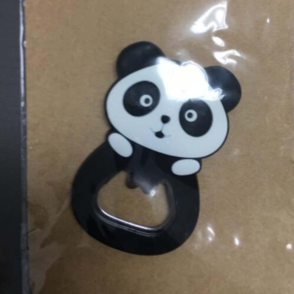 2Pcs Cute Panda Wine Bottle Opener Keychain - Portable Beer & Soda Bottle Opener for Home, Party, Camping & Travel Accessories